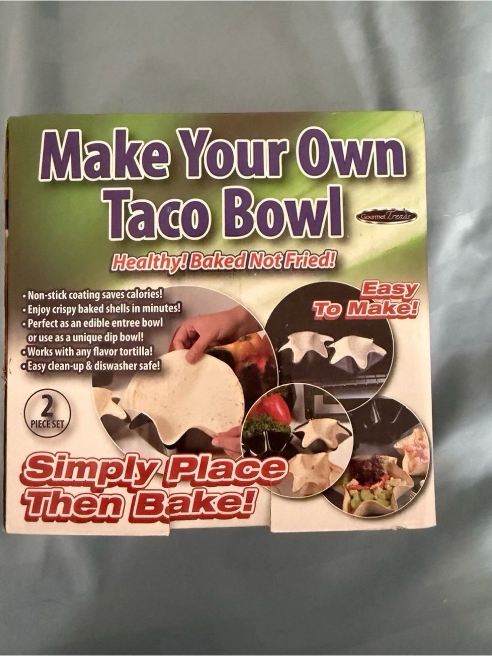 Make Your Own Taco Bowl Mold Lot of 2